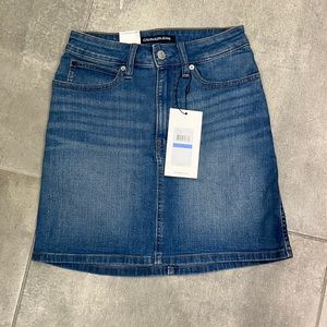 NWT Calvin Klein denim skirt